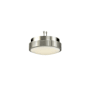 Fanimation Kute 60 6" Wide Single LED Ceiling Fan Light Kit with Opal Glass Shade Brushed Nickel