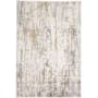 Feizy Hauser 2-1/4' x 3' Viscose Abstract Rectangular Throw Rug From the Logan Collection Ivory / Gray