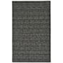 Feizy Ferron 2' x 3' Cotton and Wool Hand Woven Solid Rectangle Throw Rug From the Formoso Collection Graphite