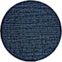 Feizy Ferron 8' x 8' Wool Hand Loomed Solid Round Area Rug From the Formoso Collection Laguna Blue