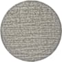 Feizy Ferron 8' x 8' Wool Hand Loomed Solid Round Area Rug From the Formoso Collection Soft Gray