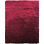 Feizy Shag 2' x 3-1/4' Cotton Hand Tufted Solid Rectangle Throw Rug From the Fiona Collection Ruby