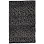 Feizy Shag 2' x 3' Cotton Hand Tufted Solid Rectangle Throw Rug From the Soho Collection Black