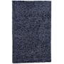 Feizy Shag 2' x 3' Cotton Hand Tufted Solid Rectangle Throw Rug From the Soho Collection Navy