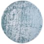 Feizy Shag 10' x 10' Cotton Hand Tufted Solid Round Area Rug From the Fiona Collection Pastel Aqua