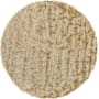 Feizy Shag 10' x 10' Cotton Hand Tufted Solid Round Area Rug From the Fiona Collection Powder Creme
