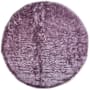 Feizy Shag 10' x 10' Cotton Hand Tufted Solid Round Area Rug From the Fiona Collection Smoky / Amethyst