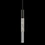 Fine Art Handcrafted Lighting Antonia 7" Wide LED Mini Pendant Black / Nickel / Smoke