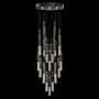 Fine Art Handcrafted Lighting Antonia 7 Light 31" Wide LED Multi Light Pendant Black / Brass / Charcoal