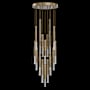 Fine Art Handcrafted Lighting Antonia 7 Light 31" Wide LED Multi Light Pendant Gold Leaf / Brass / No Skin