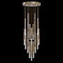 Fine Art Handcrafted Lighting Antonia 7 Light 31" Wide LED Multi Light Pendant Gold Leaf / Nickel / No Skin
