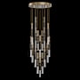 Fine Art Handcrafted Lighting Antonia 7 Light 31" Wide LED Multi Light Pendant Gold Leaf / Nickel / Charcoal