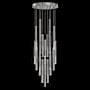Fine Art Handcrafted Lighting Antonia 7 Light 31" Wide LED Multi Light Pendant Silver Leaf / Brass / No Skin