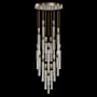 Fine Art Handcrafted Lighting Antonia 7 Light 31" Wide LED Multi Light Pendant Ombre Bronze / Brass / Smoke