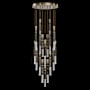 Fine Art Handcrafted Lighting Antonia 7 Light 31" Wide LED Multi Light Pendant Ombre Bronze / Nickel / Charcoal