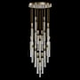Fine Art Handcrafted Lighting Antonia 7 Light 31" Wide LED Multi Light Pendant Ombre Bronze / Nickel / Smoke