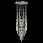 Fine Art Handcrafted Lighting Antonia 7 Light 31" Wide LED Multi Light Pendant Ombre Silver / Brass / Smoke