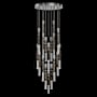Fine Art Handcrafted Lighting Antonia 7 Light 31" Wide LED Multi Light Pendant Ombre Silver / Nickel / Charcoal