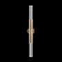Fine Art Handcrafted Lighting Antonia 34" Tall LED Wall Sconce Gold Leaf / Nickel / No Skin