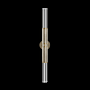 Fine Art Handcrafted Lighting Antonia 34" Tall LED Wall Sconce Soft Gold Leaf / Brass / No Skin