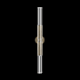 Fine Art Handcrafted Lighting Antonia 34" Tall LED Wall Sconce Soft Gold Leaf / Nickel / No Skin