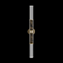 Fine Art Handcrafted Lighting Antonia 34" Tall LED Wall Sconce Ombre Bronze / Brass / Charcoal