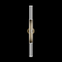 Fine Art Handcrafted Lighting Antonia 34" Tall LED Wall Sconce Ombre Bronze / Nickel / No Skin