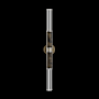 Fine Art Handcrafted Lighting Antonia 34" Tall LED Wall Sconce Ombre Bronze / Nickel / Charcoal