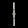 Fine Art Handcrafted Lighting Antonia 34" Tall LED Wall Sconce Ombre Silver / Brass / No Skin