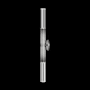 Fine Art Handcrafted Lighting Antonia 34" Tall LED Wall Sconce Ombre Silver / Nickel / Smoke
