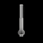 Fine Art Handcrafted Lighting Antonia 22" Tall LED Wall Sconce Ombre Silver / Nickel / No Skin