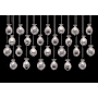 Fine Art Handcrafted Lighting Essence 26 Light 54" Wide LED Linear Pendant Silver / Clear