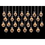 Fine Art Handcrafted Lighting Essence 26 Light 54" Wide LED Linear Pendant Gold / Gold
