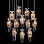 Fine Art Handcrafted Lighting Essence 12 Light 21" Wide LED Multi Light Pendant Gold / Gold