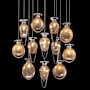 Fine Art Handcrafted Lighting Essence 12 Light 21" Wide LED Multi Light Pendant Gold / Gold