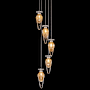 Fine Art Handcrafted Lighting Essence 5 Light 12" Wide LED Multi Light Pendant Gold / Gold
