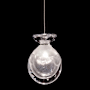 Fine Art Handcrafted Lighting Essence 7" Wide LED Mini Pendant Silver / Clear