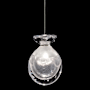 Fine Art Handcrafted Lighting Essence 7" Wide LED Mini Pendant Silver / Clear