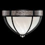 Fine Art Handcrafted Lighting Mirage 3 Light 19" Wide LED Flush Mount Bowl Ceiling Fixture Black Iron / Nickel / Pebble