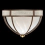 Fine Art Handcrafted Lighting Mirage 3 Light 19" Wide LED Flush Mount Bowl Ceiling Fixture Bronze / Brass / Coco