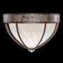 Fine Art Handcrafted Lighting Mirage 3 Light 19" Wide LED Flush Mount Bowl Ceiling Fixture Bronze / Nickel / Pebble