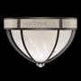 Fine Art Handcrafted Lighting Mirage 3 Light 19" Wide LED Flush Mount Bowl Ceiling Fixture Midnight Steel / Nickel / Coco