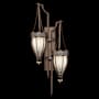 Fine Art Handcrafted Lighting Mirage 2 Light 42" Tall LED Wall Sconce Bronze / Brass / Pebble