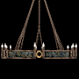 Fine Art Handcrafted Lighting Mirage 12 Light 50" Wide Taper Candle Style Chandelier Bronze / Brass / Black Knight