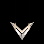 Fine Art Handcrafted Lighting Blade 14" Wide Linear Pendant Gold