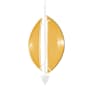 Fine Art Handcrafted Lighting Embark 11" Wide LED Pendant White / Amber