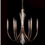 Fine Art Handcrafted Lighting Trevi 6 Light 26" Wide Crystal Candle Style Chandelier Silver