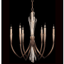 Fine Art Handcrafted Lighting Trevi 6 Light 26" Wide Crystal Candle Style Chandelier Bronze