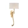 Fine Art Handcrafted Lighting Allegretto 22" Tall Wall Sconce Gold Leaf / Champagne