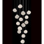 Fine Art Handcrafted Lighting Vesta 15 Light 19" Wide LED Abstract Multi Light Pendant Silver